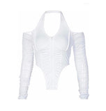 SO RUCHED TOP (WHITE)